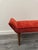 1950s Italian Bench in Dedar Orange Fabric, 1950s For Sale - Image 5 of 7