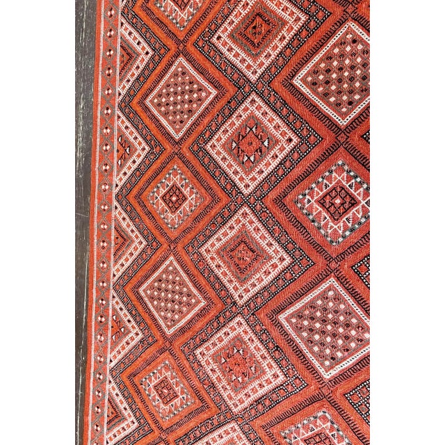 Vintage Handmade Tribal Moroccan Runner, 3'1" X 9'10" For Sale - Image 9 of 10