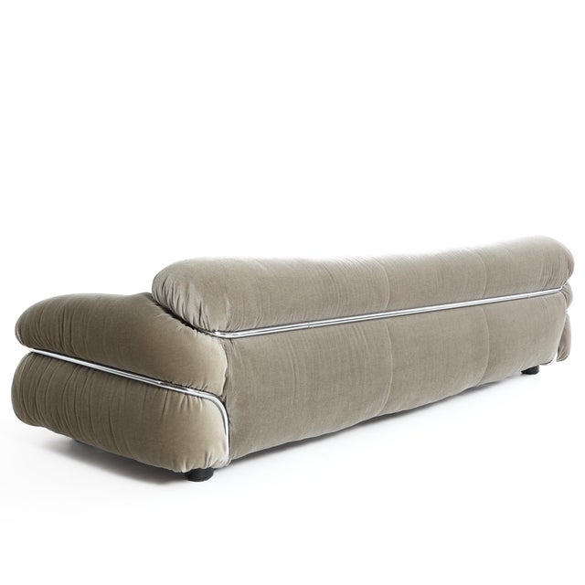 Sesann Three-Seat Sofa by Gianfranco Frattini for Cassina, Italy, 1970s For Sale - Image 12 of 12