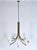 This midcentury italian brass chandelier of large proportions - reportedly from a hotel in turin - is of stunning quality...