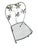 1920's Silver Floral Backs, Set of 3 For Sale - Image 12 of 15