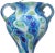 Fratelli Toso Murano Antique Italian Art Glass Millefiori Flowerr Mosaic Double Handles Design Vase For Sale In Orlando - Image 6 of 7