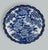 Japanese Antique Chinese Japanese Blue White Floral Charger Wall Cabinet Plate 19th Cent For Sale - Image 3 of 10
