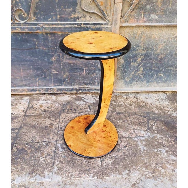 In love with the art deco design. Our Art Deco side table is a blend of functionality and high style, geometric forms, and...