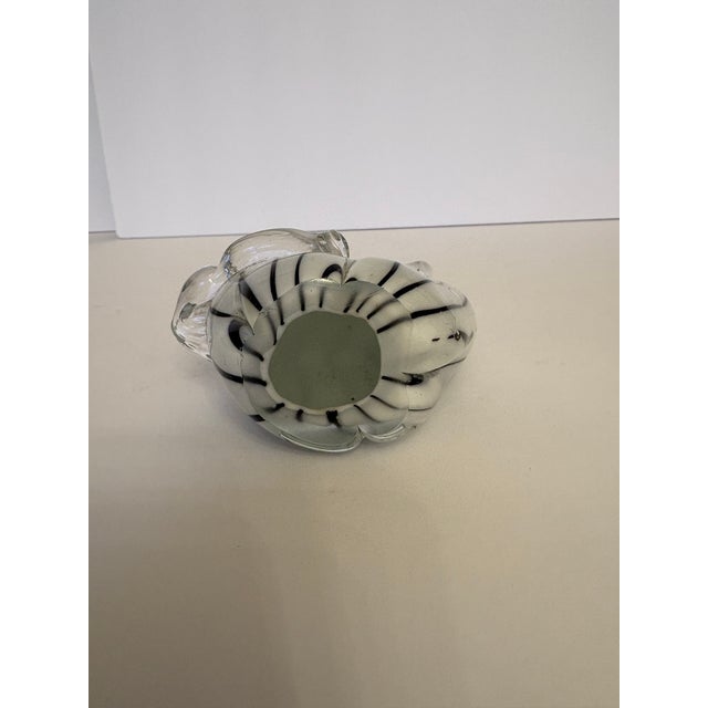 Vintage Murano Hand Blown Glass Zebra For Sale In Boise - Image 6 of 6