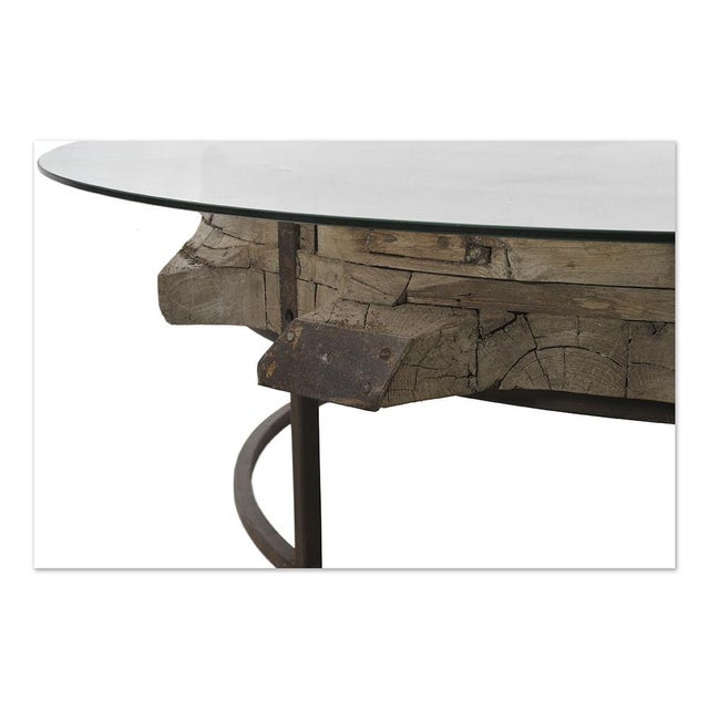 Industrial Coffee Table, 1920s For Sale - Image 4 of 6