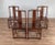Early 20th Century Chinese Elmwood Dark Patina Scholar's Ceremonial Side Chairs - Set of 4 For Sale In New York - Image 6 of 13