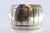 Silver Napkin Ring with Kite-Shaped Bands and Beaded Edges For Sale - Image 5 of 7