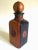 Metal Vintage Mid Century Italian Hand Tooled Leather Wrapped Decanter Bottles - Set of 3 For Sale - Image 7 of 13