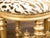 Gold Pair of 19th Century French Giltwood Stools with Fluted Legs and Upholstery For Sale - Image 8 of 10