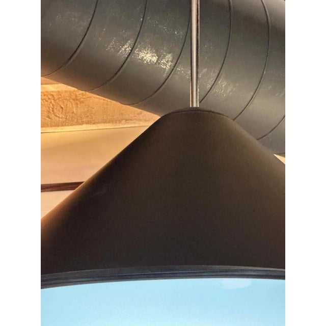 Tom Dixon Tom Dixon Modern Black Pendant Light With Frosted Plexiglass Bottom For Sale - Image 4 of 5