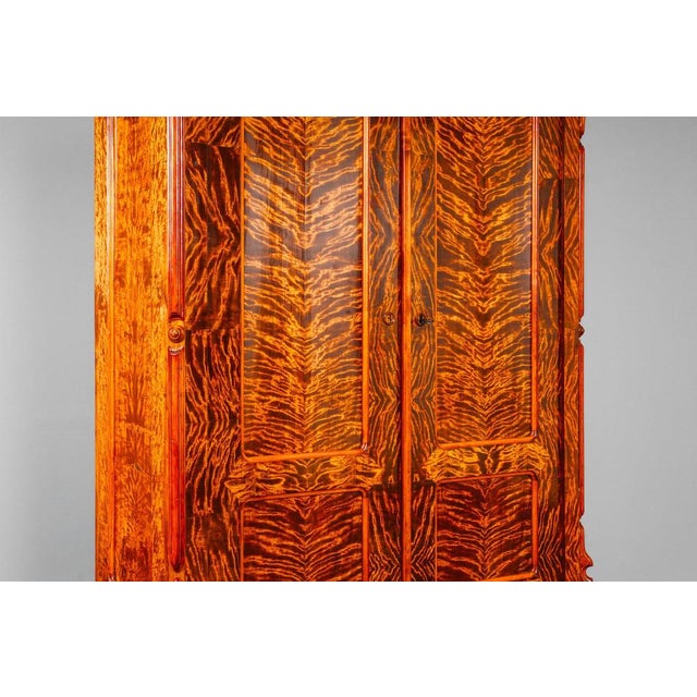 Orange 19th Century Louis Philippe Wardrobe For Sale - Image 8 of 18