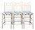 Vintage Slat Bar Stools - Set of 3 For Sale