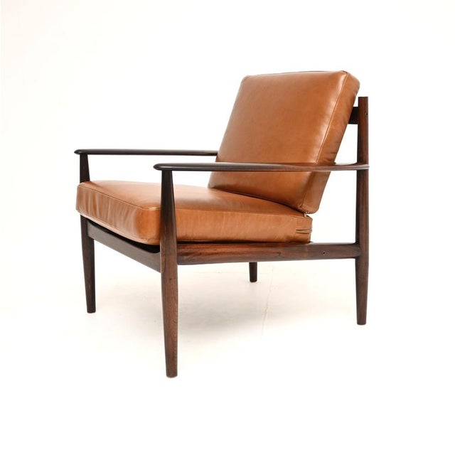 Grete Jalk Vintage Danish Chair by Grete Jalk for France and Son, 1960 For Sale - Image 4 of 10