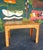 Herringbone Bamboo Writing Desk For Sale - Image 12 of 13