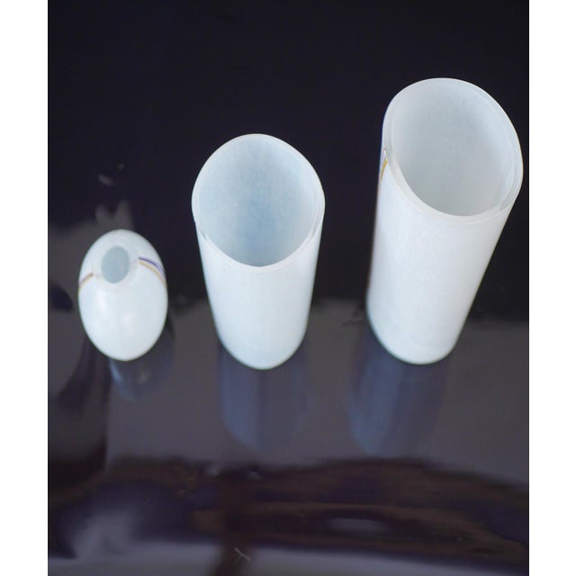 Glass Vases by Vallien for Kosta Boda, Set of 3 For Sale - Image 9 of 13