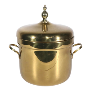 Mid 20th Century Hollywood Regency F B Rodgers Brass Ice Bucket