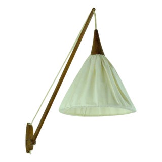 Model 734 Wall Lamp by Uno & Östen Kristiansson for Luxus, Vittsjö, Sweden, 1960s For Sale