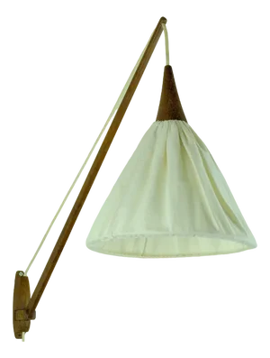 Model 734 Wall Lamp by Uno & Östen Kristiansson for Luxus, Vittsjö, Sweden, 1960s