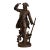 19th Century, French Spelter Hunter Figure on Marble Base For Sale