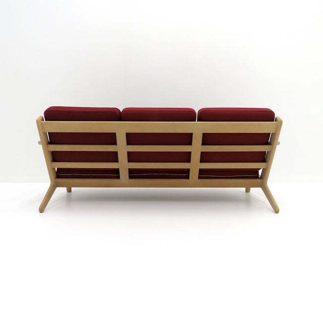 Wood Hans J. Wegner Sofa Model Ge-290/3, 1950 For Sale - Image 7 of 9
