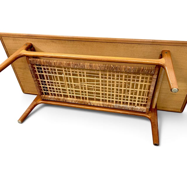 Mid Century Modern Trioh Teak Danish Coffee Table For Sale In Los Angeles - Image 6 of 6