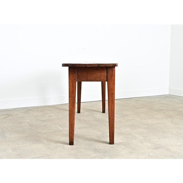 French 19th Century Oak Single-Drawer Server For Sale In Baton Rouge - Image 6 of 11