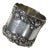 Fancy Large Size Antique American Art Nouveau Solid Sterling Silver Napkin Ring by Gorham For Sale