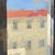 Contemporary Doorway by Kevin Yaun | Oil on panel View through an open doorway to an exterior scene. For Sale - Image 3 of 4