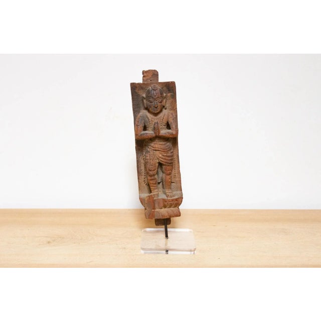 Indian Mid 19th Century Southern Indian Temple Figure For Sale - Image 3 of 7