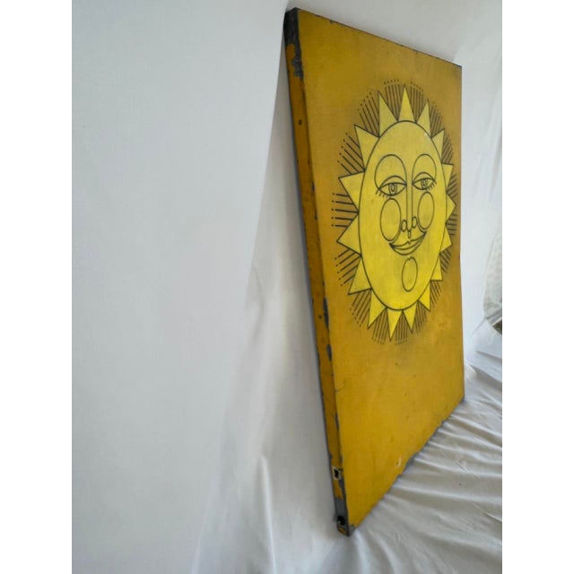 1970’s Aztec Radiant Heater Wall Art, #615 Sun For Sale - Image 4 of 6
