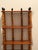 Wood Tall & Narrow Rattan Bamboo Etagere Bookshelf With Iron Finials For Sale - Image 7 of 12