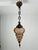 Venetian Murano glass pendant lamp, 1940s Good condition, metal structure. Handmade, as evidenced by the small air bubbles...