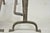Gold Antique French Art Nouveau Hand Hammered Wrought Iron & Bronze Andirons - A Pair For Sale - Image 8 of 15