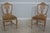 Set of 6 Distressed Painted Shield Back Dining Room Chairs For Sale - Image 12 of 18