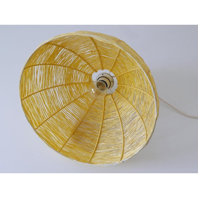 Mid-Century Modern Raffia Bast Pendant Lamp or Hanging Light, Germany, 1970s For Sale - Image 18 of 18