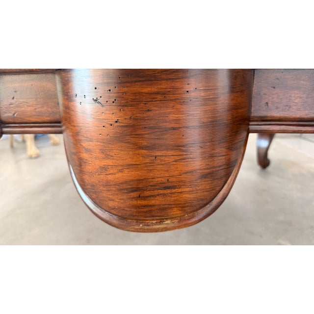 Marge Carson Oversized 57” Scalloped Square Coffee Table For Sale - Image 10 of 10