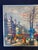 Mid-Century Modern Mid-Century Modern Impressionist Paris Cityscape Oil Painting For Sale - Image 3 of 8