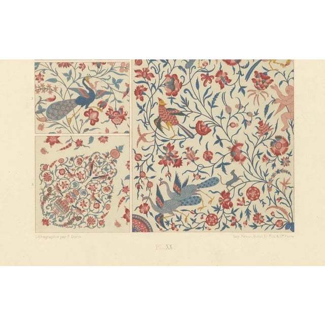 Durin after Albert Racinet, XX of L’Ornement Polychrome, 1869, Paper For Sale - Image 4 of 10