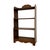 Traditional Vintage 4-Tier Solid Wood Bookshelf – Antique Style Scalloped Bookcase and Display Shelf For Sale - Image 3 of 7