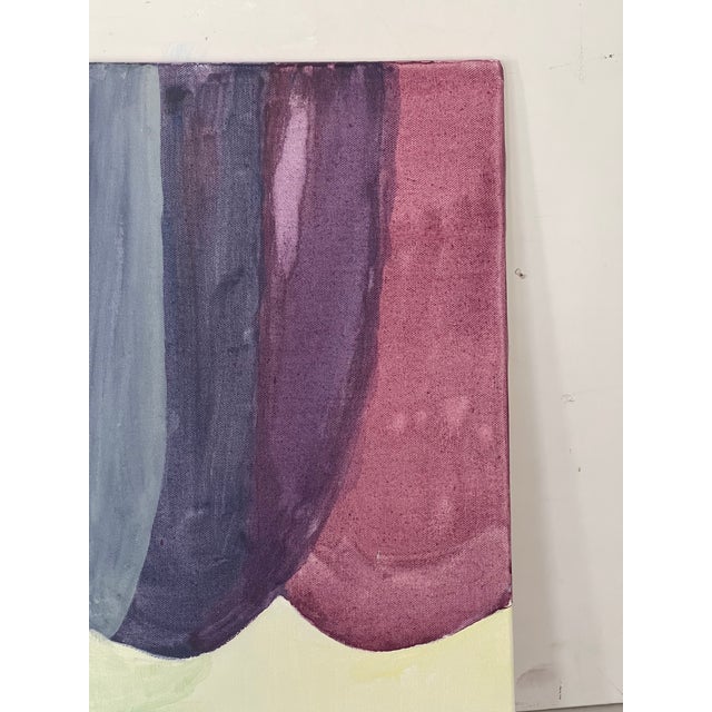 Abstract Modern on Canvas Overlaping Spaces For Sale - Image 4 of 7