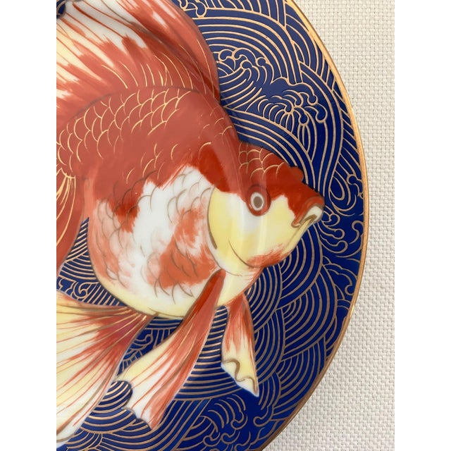 Japanese 1990s Dessert Plates With Japanese Motif - Set of 10 For Sale - Image 3 of 7