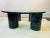 Modern 1980s Black Marble Cylinder Coffee Table in the Manner of Angelo Mangiarotti For Sale - Image 3 of 8