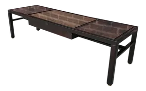 Mid-Century Modern Dunbar Long Coffee Table