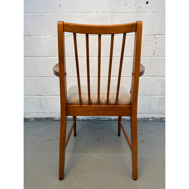 Set of Six Mid 20th Century Spindle-Backed Dining Chairs For Sale - Image 9 of 17