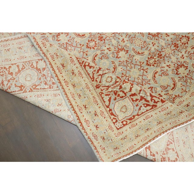 Antique Tabriz Carpet - 11'4" x 16'11" For Sale - Image 4 of 11