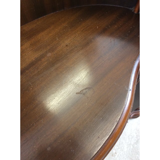Art Deco Vanity With 8 Dovetailed Drawers and Round Mounted Mirror For Sale In Philadelphia - Image 6 of 18