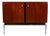 Vintage Mid Century Modern Architectural Rosewood Cabinet on Chrome Base For Sale