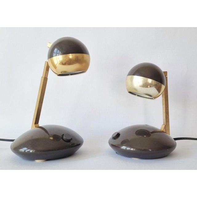 Mid-Century Telescope Table Lamps from Eichhoff Werke, Germany, 1979, Set of 2 For Sale - Image 4 of 18