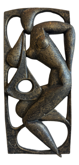 Abstract Brutalist Wall Relief Sculpture, Czechoslovakia, 1970s